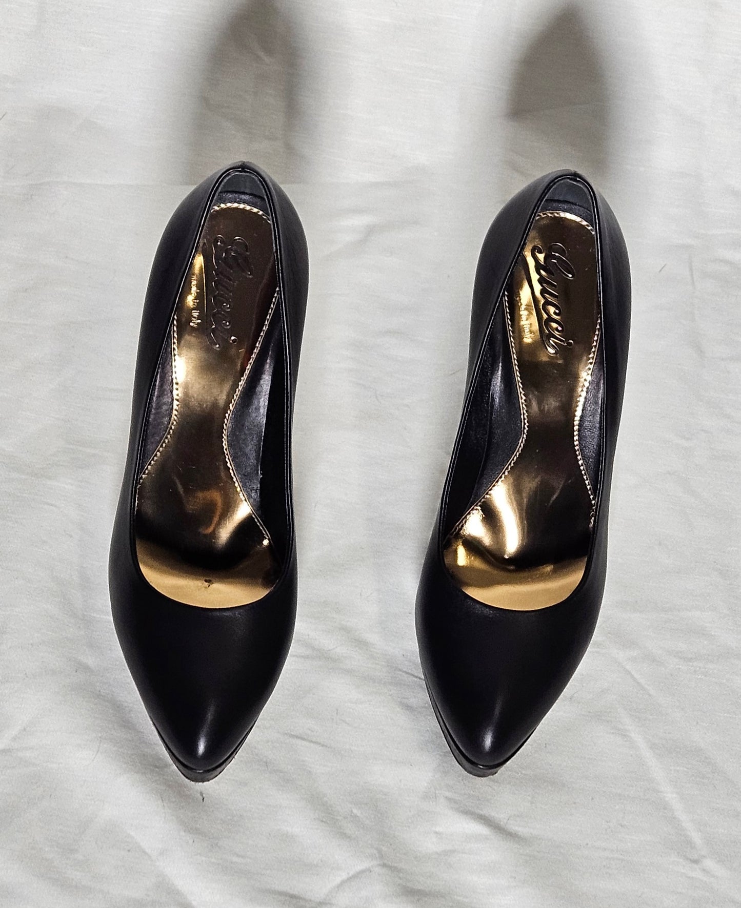 Gucci Black Platform Stiletto Heels