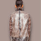 Sequin Logo Chiffon Center Top
