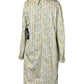 Long-sleeved Dress with V Neck and Red Stipe Detail