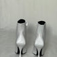 Balenciaga Booties White Leather