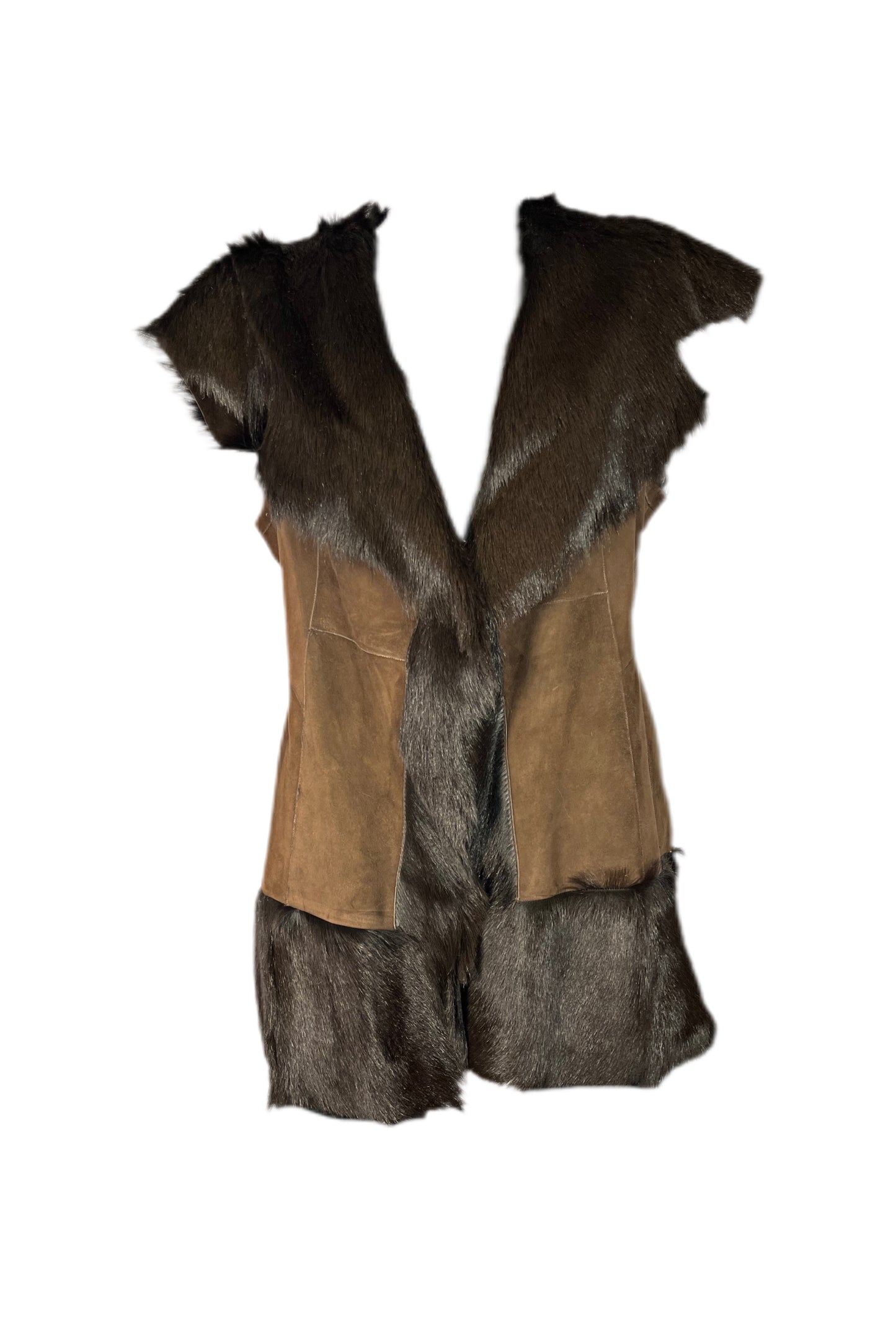 Brown Vest with Belt