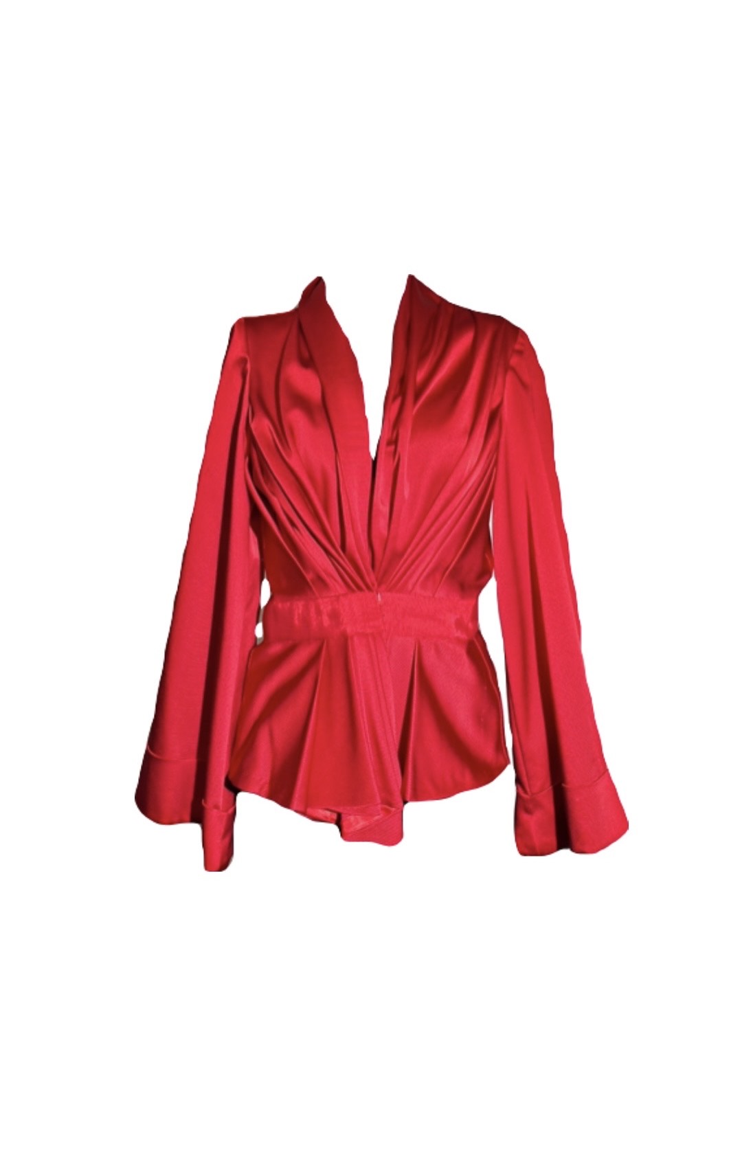 Red Peplum Jacket