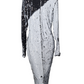 Sequin Black & White Dress