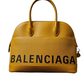Balenciaga Ville Top Handle Mustard Yellow Bag