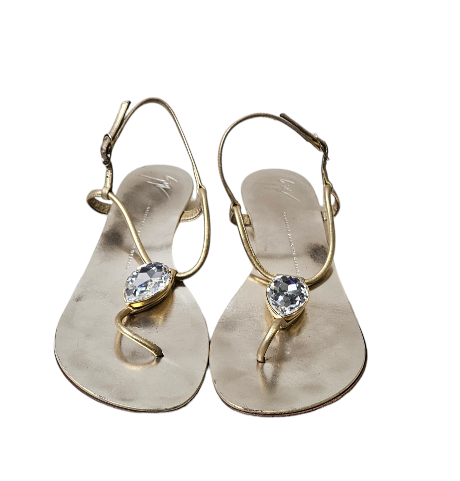 Giuseppe Santoni Strap Sandals with Jewel