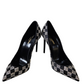 Yves Saint Laurent Checkered Studded Pump
