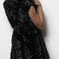 Sheared Mink Pieces Vest with Hood